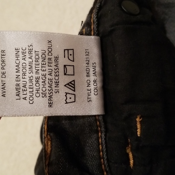 2 Joe's Jeans 4T: Black Jeans & Brixton Straight Leg Jeans in James Dark Blue - Picture 16 of 16